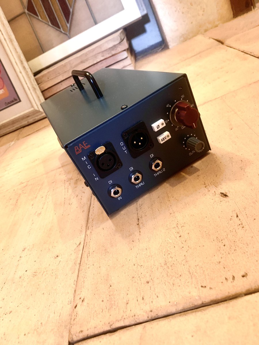 317Aries's tweet photo. my new DI
BAE DMP
1073系マイクプリDI
やったぜ〜!
たくさんいい音出すぜ〜!
#BAE #BAEDMP #1073preamp
#BassDI #DI #micpreamp https://t.co/XH6p1ehINU