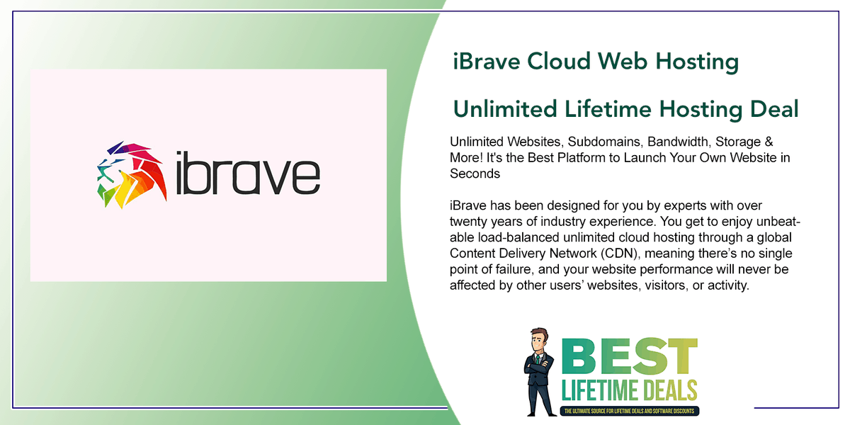 LifetimeDeals_'s tweet photo. iBrave Cloud Web Hosting Unlimited Lifetime Hosting Deal - https://t.co/7cwxDqecxp #UnlimitedHosting #LifetimeHosting #WebHostingDeal #AffordableHosting #WebHostingLifetime Looking for a reliable and affordable web hosting solution for your business or personal website? π https://t.co/bbXM8JP2CR