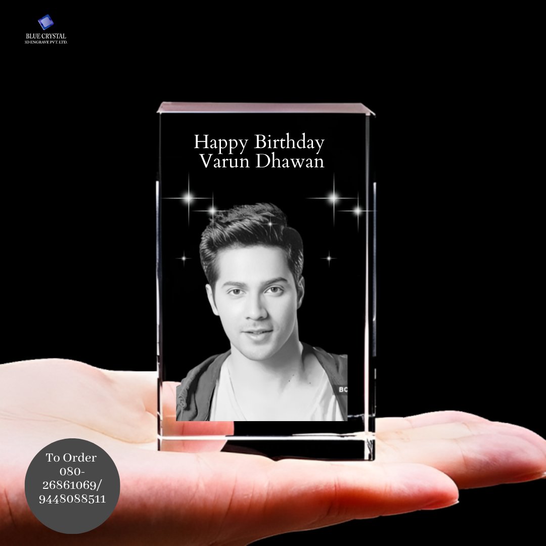 Wish you happy birthday Varun Dhawan.#varundhavan #varundhavan📷 #actor #bollywood #bollywoodactor #bollywoodactors #3dphotogifts #3dcrystal #celebrity #phonecovers #phonecases #bluecrystals #gifts #birthday #birthdaygifts #birthdaygiftsforhim #birthdaygiftsforher #giftsforhim