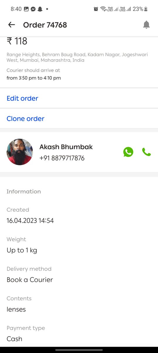 CaptureEmotion6's tweet photo. @BorzoIndia
what is thisYour employee stole my entire camera kit and now you giving me flimsy excuses and no compensation How  you hire someone unreliable for serious jobPlease respond with valuble solution or I wonthesitate to take further action @MumbaiPolice @jagograhakjago https://t.co/SZcGUeyweJ