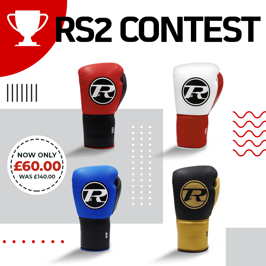 ringsideonline's tweet image. Fight like a champion in our pro team's weapon of choice, the RS2 Contest Glove. Available in 6 different colours, now reduced from £140.00 to just £60.00 in our sale. Get them while you can! ringsideboxing.co.uk/collections/rs…