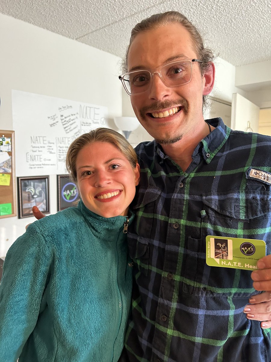 NATE_health's tweet photo. Yesterday was an exciting afternoon at the LLC! As Mari likes to say…”we had our first in person customer!” 💚 #natehealth #nateai #llclife https://t.co/uNfEtr15Wv