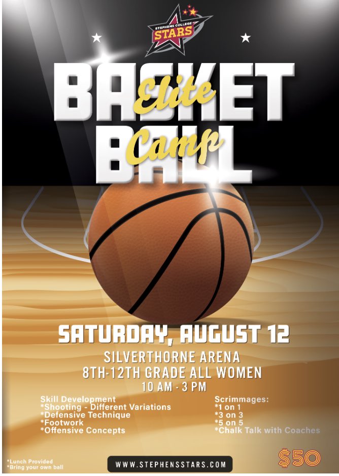 Stephens_BB's tweet photo. Basketball Camp time, let’s get better!!! Love working with the youth and talking with them about their dreams! Get signed up, love to see you there. https://t.co/lBQQbxbKB1… https://t.co/Ed0YujJYdt
