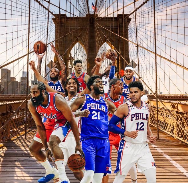 PHL_Influencer's tweet photo. Your Pi Brew (4/24/23): 76ers sweep the Nets, Derrick Henry to the Eagles rumor, and more - brought to you by @thepibrew - https://t.co/kOSnqxOKL5 https://t.co/WowoR9DIjR