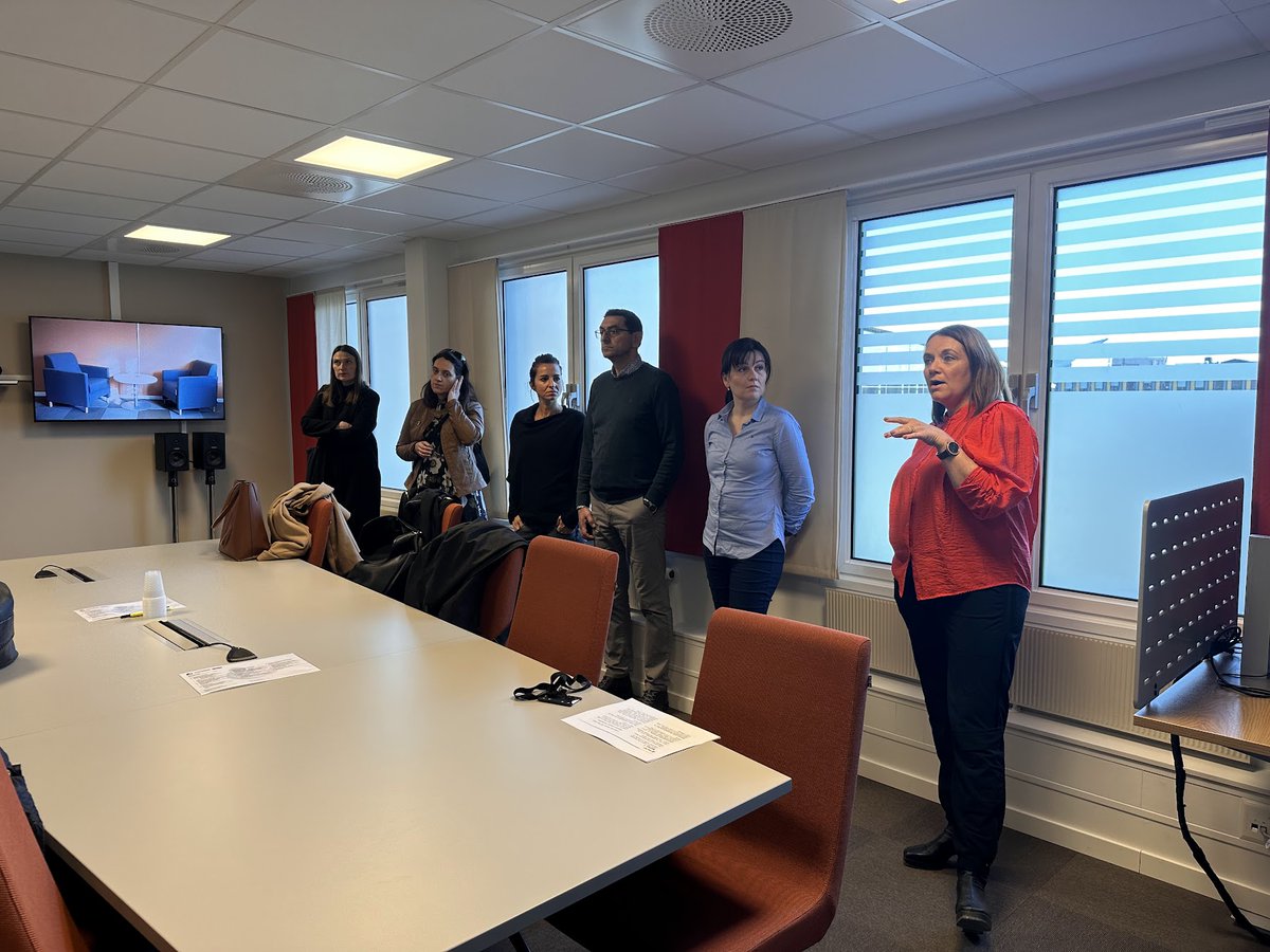 BarnahusNetwork's tweet photo. Last week we joined Slovenia on a study visit to Barnahus in Trondheim and Oslo 🇳🇴. Lots of inspiration and new ideas. #EUBarnahus @ChildAtRisk https://t.co/GCYljnY28f