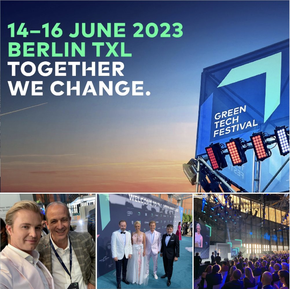 DON’T MISS OUT! GET YOUR TICKET TO CELEBRATE #CHANGE NOW AT THE GREENTECH FESTIVAL @greentech_fest greentechfestival.com the world’s largest #green event of the #planet on June 14 to 16 June in #Berlin #GreentechFestival2023 #CelebrateChange #GreenLeaders #LetsBreakTheCycle