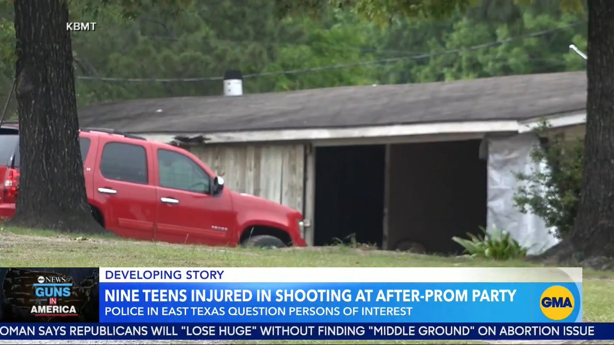 Good Morning America on Twitter "Nine teens injured in shooting at