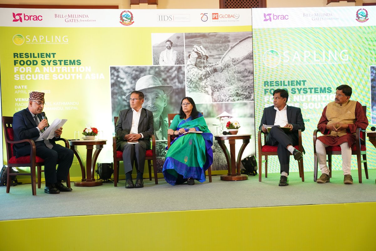 SAPLING_SA's tweet photo. SAPLING Steering Committee Members unite forces to brainstorm how to steer regional cooperation in improving food systems.

#kathmandudialogue https://t.co/9xYmD6HB6X