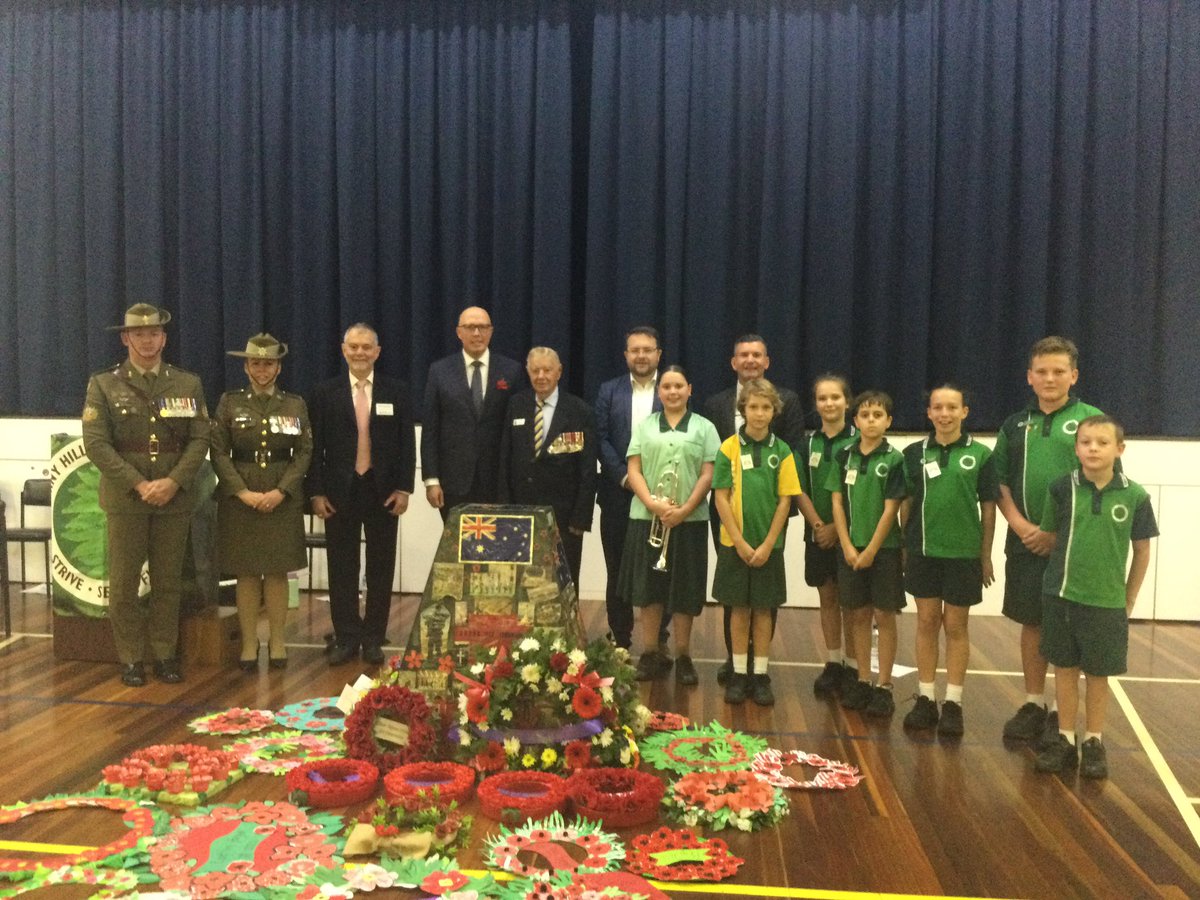 FernyHillsSS's tweet photo. We held a respectful ANZAC commemorative ceremony today at Ferny Hills SS. Thank you to our special guests. Well done to to our School Captains &amp; Vice Captains for speaking so well. A big thank you to our choir &amp; Summer F for playing the Last Post. https://t.co/DmKYBqAeVb