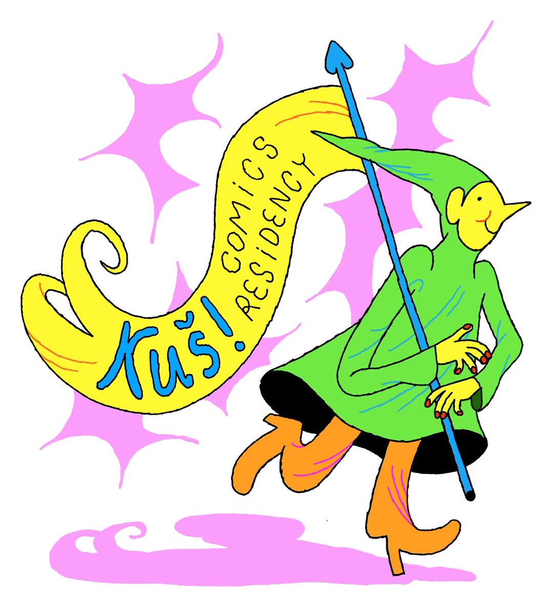 kushkomikss's tweet photo. Kuš! Residency open call for artists from Ukraine.

In  the months of August and September 2023 we provide two fully-funded  residencies for comic artists and illustrators from Ukraine. Apply now: https://t.co/hXztBNiVZ2 https://t.co/4C3OT2F3bI