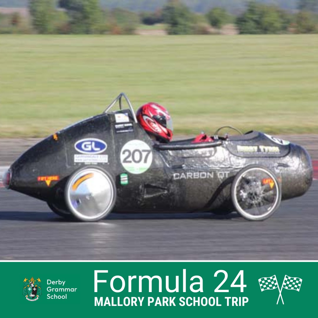 DerbyGrammar's tweet photo. Good luck to everybody involved in the Formula 24 Mallory Park trip taking place today!
#formula24 #whereyoubelong #schooltrip #motorsport https://t.co/aEvv3gXXuB