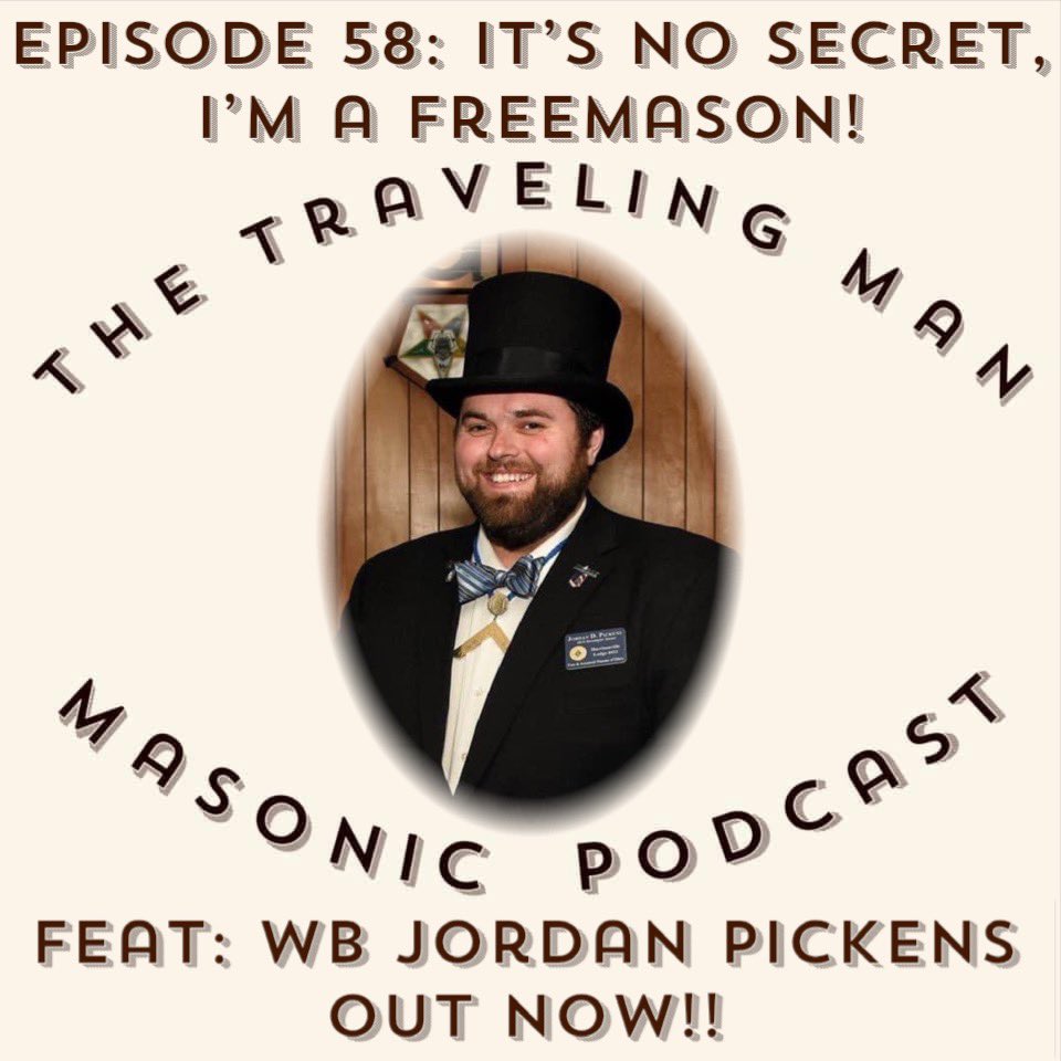 TheTravelingMa5's tweet photo. Episode 58: It’s no secret, I’m a Freemason!
Featuring WB Jordan Pickens
Out Now!!!
Apple
https://t.co/8b63aYqbvF
Spotify
https://t.co/VB5ZW5fsQw
Google Podcast
https://t.co/oJcvgn05kZ
#podcast #freemason #travelingman #meigs https://t.co/QXpgH8dml8