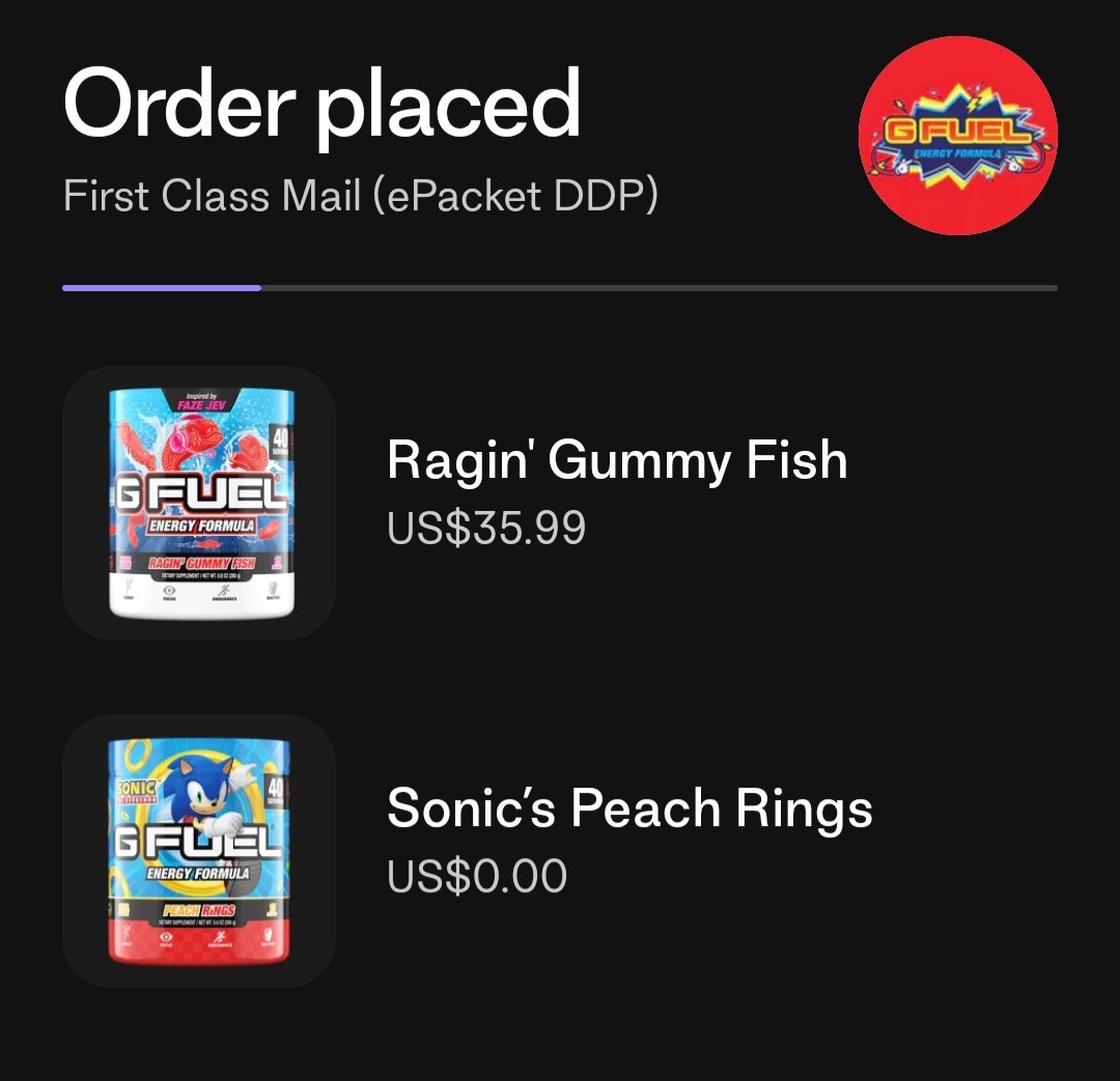 RivalAlt's tweet photo. @Jev Just got my first ever order of Gfuel!

Excited to try you flavour for the first time 😁❤️ https://t.co/mm9IoGXlNS
