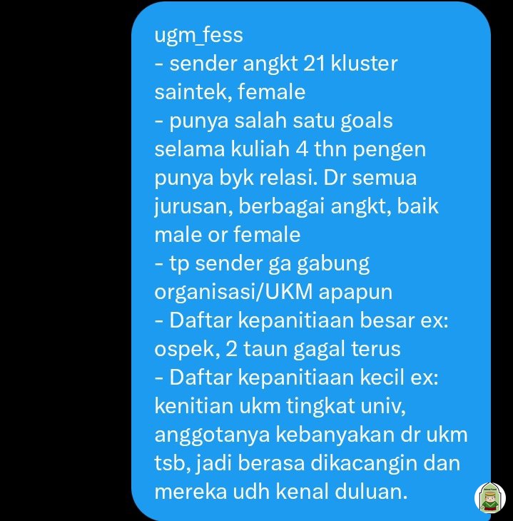 Selamat Lebaran Ugm Fess On Twitter Ugm Fess Bantu Sender Dongg Sarannya Biar Bisa Dpt