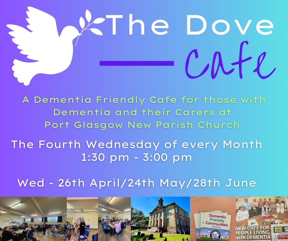 This Wednesday ❤️ Do you know of anyone who would benefit from our Dove Cafe?