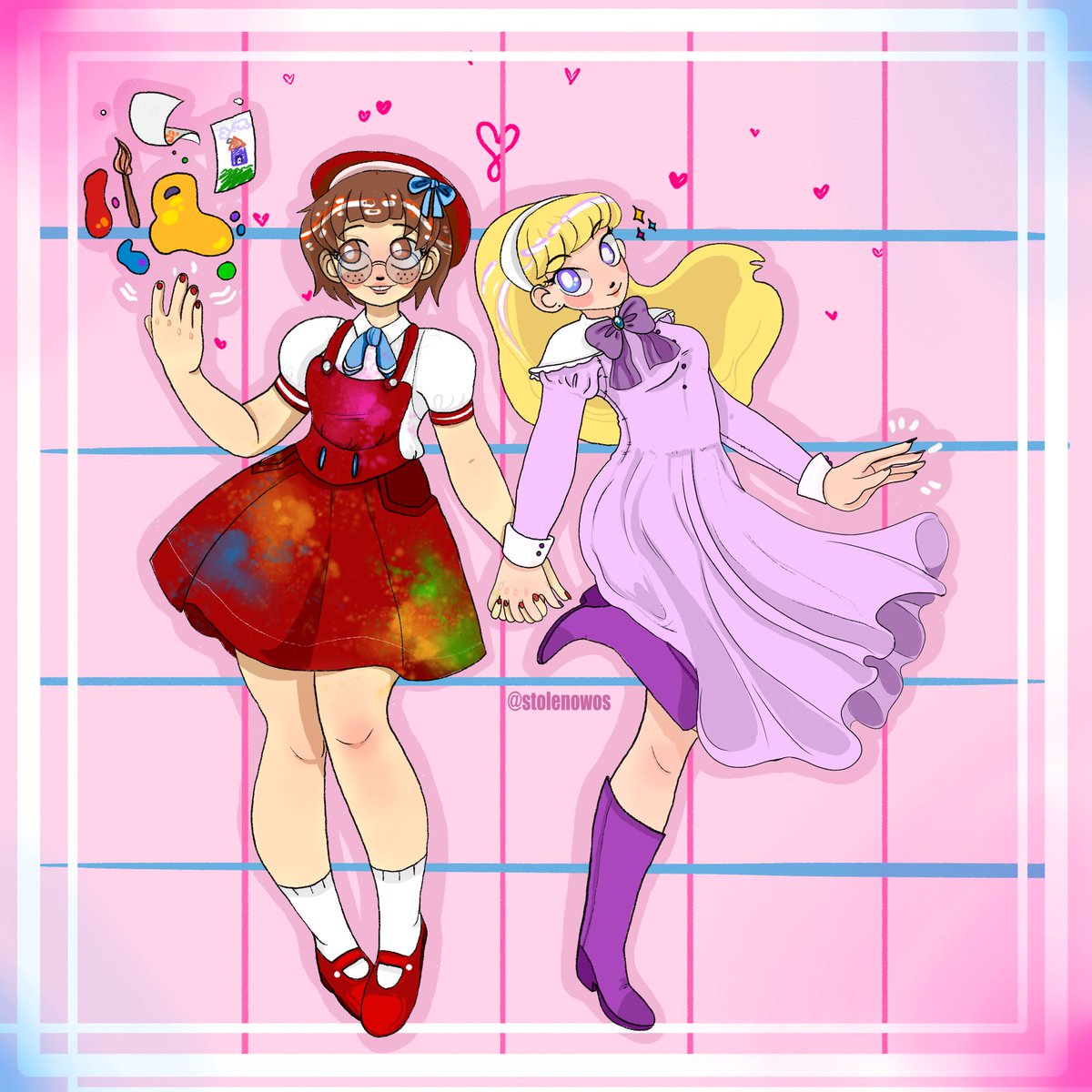 stolenowos's tweet photo. Fan art of Charlotte and Vanessa from "The Witches Tea Party", rpg game by @RabbitonBooks
Absolutely in love with the final product 😩💕
#thewitchesteaparty #thewitchesteapartyfanart https://t.co/XyZRaH7WFo
