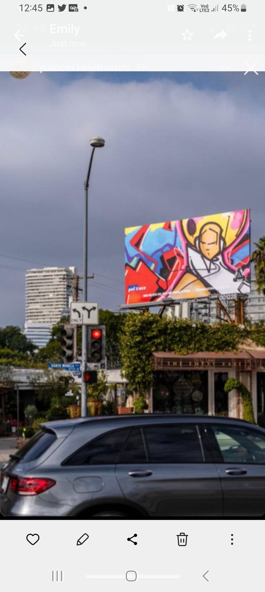 Gm .. palace x zomby billboard  santa  Monica boulevard  lLA