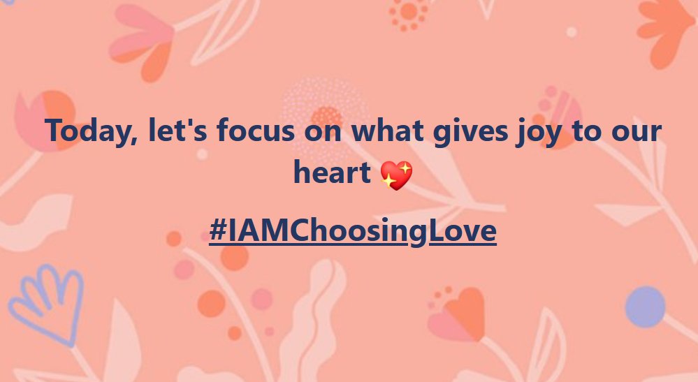 #IAMChoosingLove #Joytrain #Mondayvibes