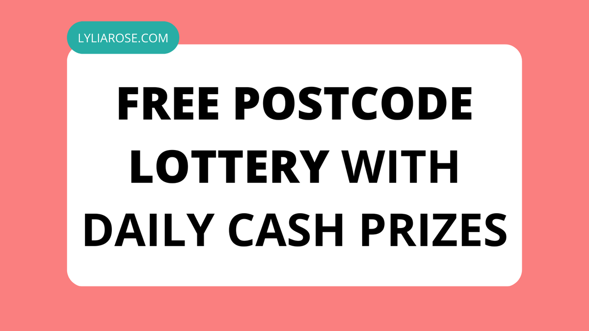 Lylia Rose Money & Lifestyle Blog on Twitter "Free postcode lottery