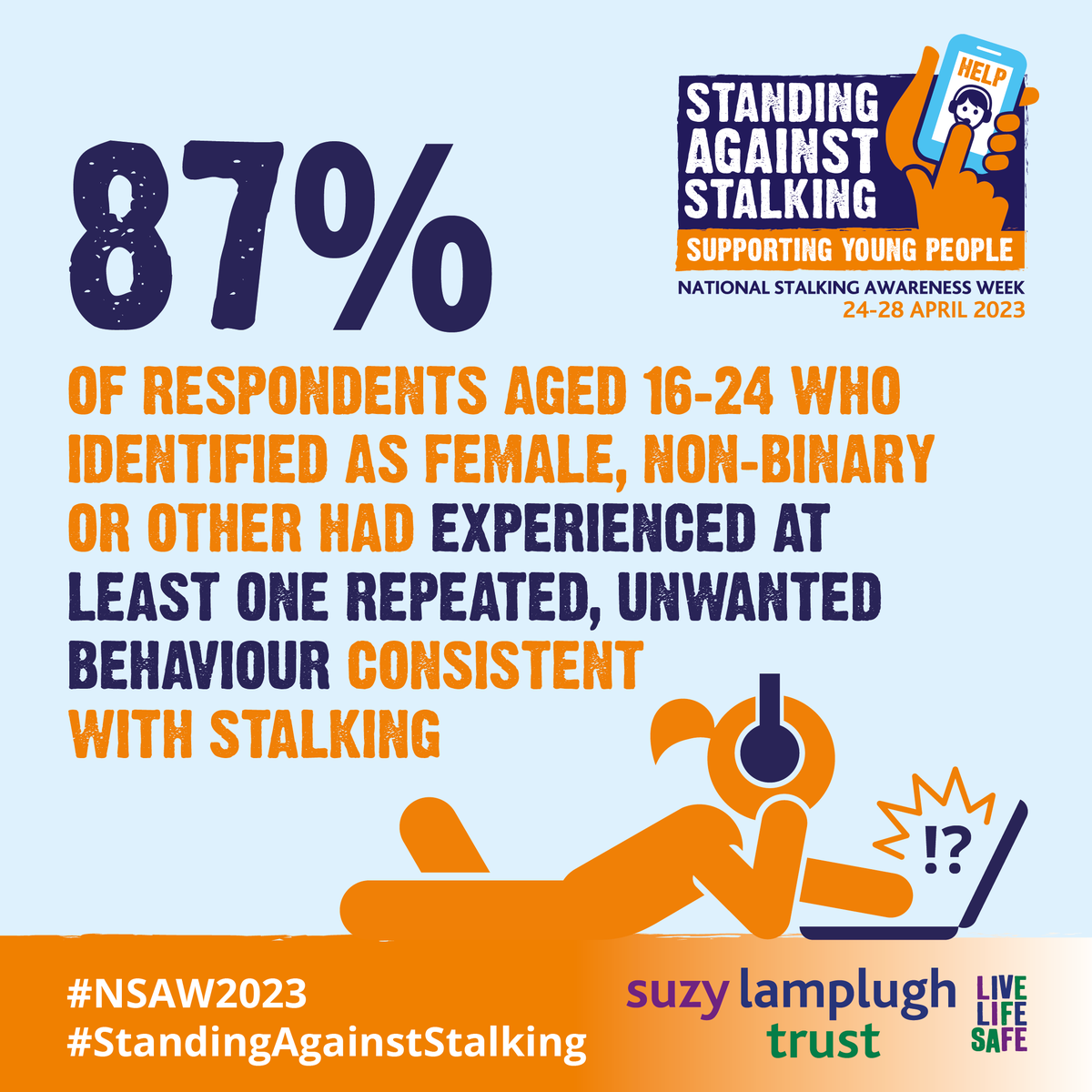 IRISi interventions (@irisintervent) on Twitter photo Today marks the beginning of National Stalking Awareness Week. The theme in 2023 is #StandingAgainstStalking highlighting the need to stand together with young people to support them to recognise stalking and accessing specialist support: bit.ly/NSAW2023 <a href="/live_life_safe/">Suzy Lamplugh Trust</a> Today marks the beginning of National Stalking Awareness Week. The theme in 2023 is #StandingAgainstStalking highlighting the need to stand together with young people to support them to recognise stalking and accessing specialist support: bit.ly/NSAW2023 <a href="/live_life_safe/">Suzy Lamplugh Trust</a>
