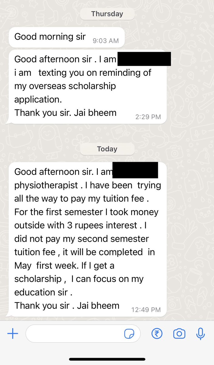 RSPraveenSwaero's tweet photo. This is the plight of many students of #Telangana sent abroad under #Ambedkar Overseas Vidya Nidhi by the ⁦@TelanganaCMO⁩.
Because of #KCR’s indifference and discrimination towards education of poor students, these kids are trapped abroad with NO money to pay for the fees. https://t.co/hVktf1VF1R