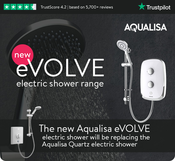 Our Quartz Electric series is now obsolete and unavailable to order.
 
However, the Aqualisa eVOLVE electric shower collection will be replacing it, designed for safer showering, environmentally friendly performance.

More info: lnkd.in/dSTfFJH7 or call: 01959 560010