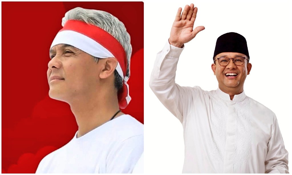 Siapa capres yg layak untuk Indonesia sebagai Penerus Estafet Legacy Jokowi di Pilpres 2024 Ganjar : 🔁 Anies : ❤️