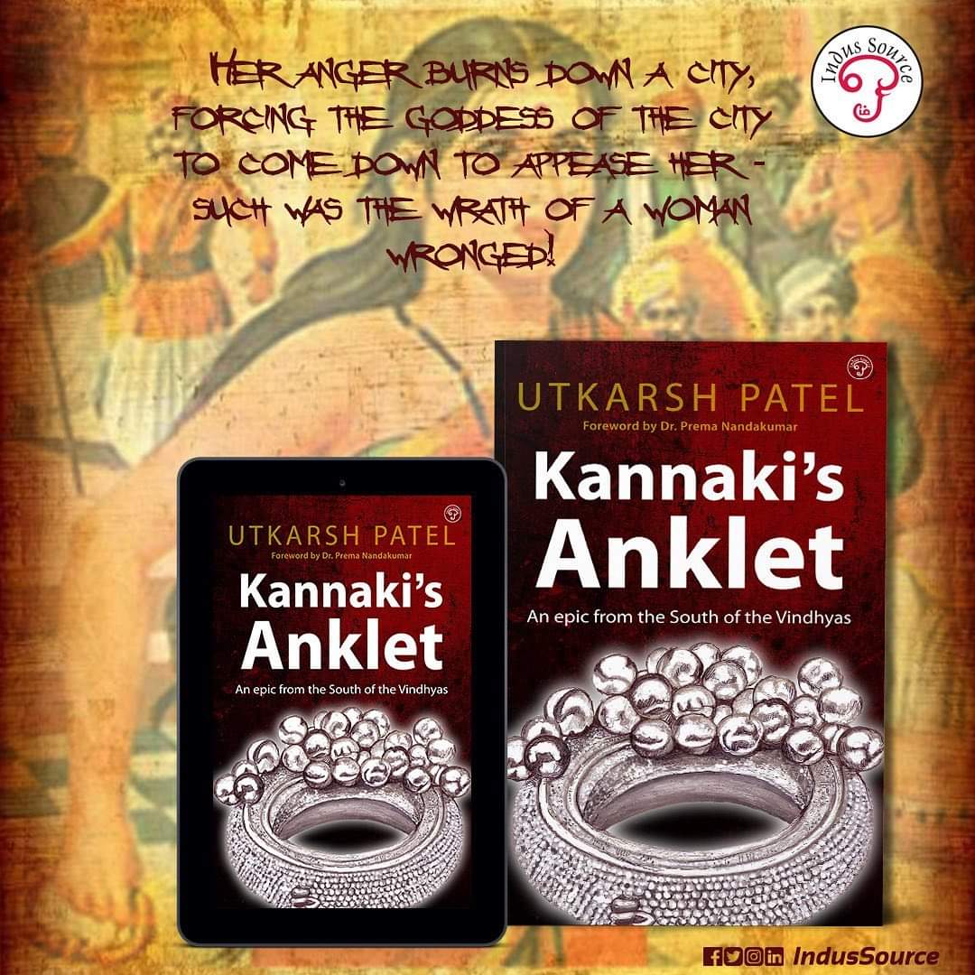 Kannaki’s Anklet is a near-adaptation of the Shilappadikaram, a masterpiece of the Sangam literature that showcased Tamil life and culture in its full splendour. .

Buy it now from :
indussource.com/product/kannak…

#IndusSource #indussourcebooks #book #reading #history #literature