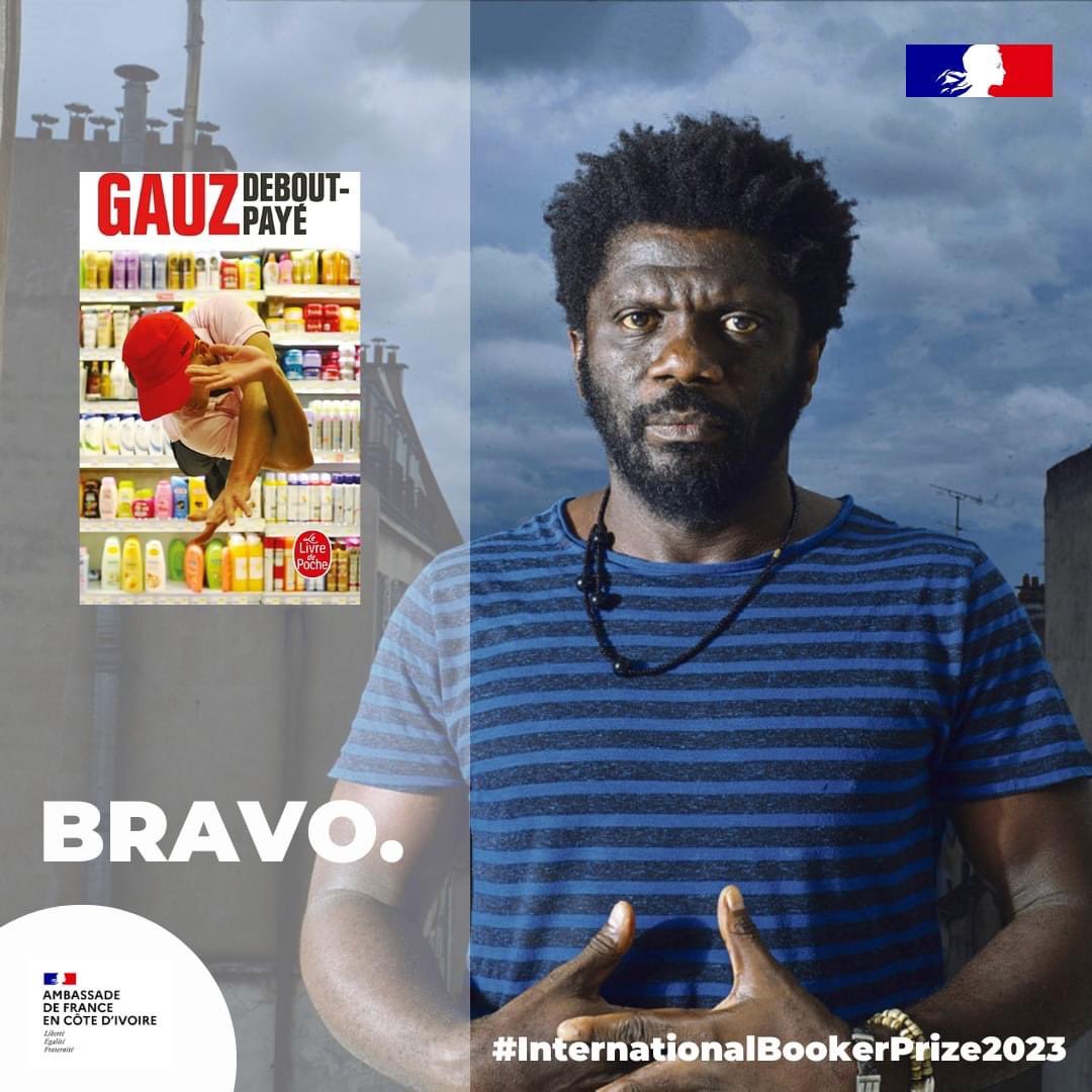 Félicitations à Armand Gauz pour la sélection de « Debout Payé » en finale de #InternationalBookerPrize 
Créé en 1968, le Prix Booker ou Man Booker Prize est l'un des plus importants prix littéraires au monde. Le gagnant du prix est assuré d'une gloire internationale, souvent