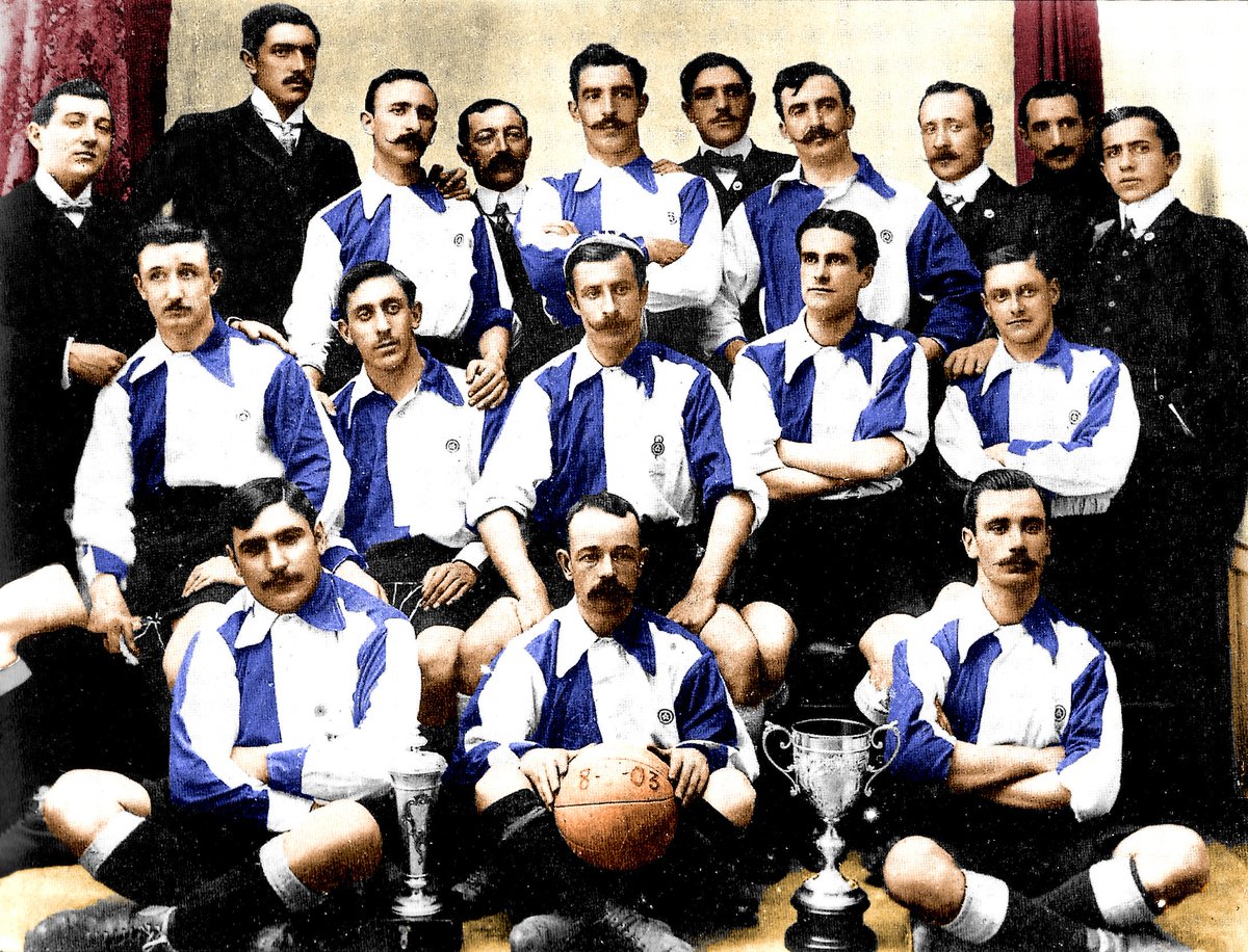 Atleti's tweet photo. 🔵⚪ En 1903...
#120AñosDeAtleti https://t.co/8gZORtLfHy