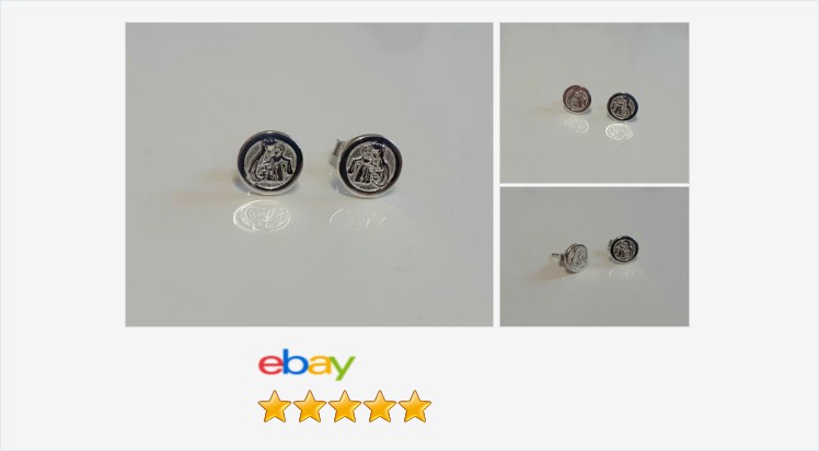 Brand New 925 Sterling Silver Mother Mary and Child Stud Earrings - Boxed | eBay #sterlingsilver #mothermary #stud #earrings #religious #jewellery #gifts #finejewelry #giftideas #giftsforher #giftsforhim #jewelry #religiousgifts #giftshop #jewelrylover ebay.co.uk/itm/3131195794…