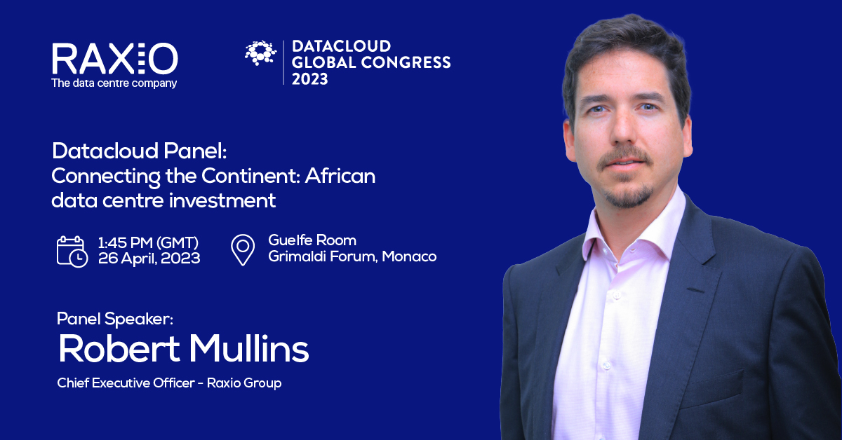 Our CEO, Robert Mullins, takes the stage at the 'Connecting the Continent: African Data Centre Investment' panel during BroadGroup DataCloud Congress 2023. Join us on 26 April at the Grimaldi Forum in Monaco.

#DataCloudGlobalCongress #DataCentres #DigitalInfrastructure
