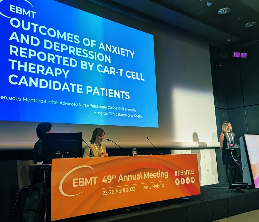 Grateful to <a href="/TheEBMT_Nurses/">EBMT Nurses</a> for choose pur project to Adult Abstract Award Finalist and our project team <a href="/hematoclinicbcn/">Hematologia Hospital Clínic Barcelona</a> @_TeresaSolano @galahsi #PilarAyora #CarlaRamos #AriadnaDomenech #IPACART #EBMT2023