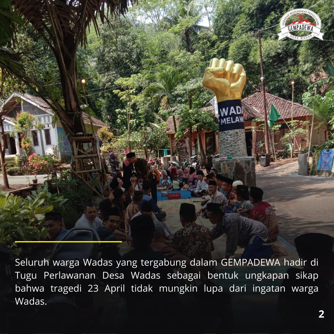 Wadas_Melawan's tweet photo. Menolak Lupa Represif Aparat dan Abainya Pemerintah, Ganjar Pranowo Terhadap Tragedi di Wadas 23 April 2021.

#WadasMelawan 
#WadasTolakTambang
#WadasKonsistenMelawan https://t.co/irxGhukgHd