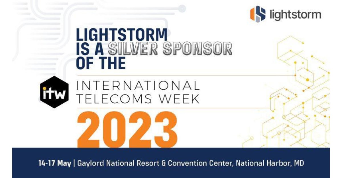 The International Telecoms Week - ITW is the world's largest gathering of global executives from across the telecoms and digital infrastructure ecosystem. Lightstorm is proud to be a Silver sponsor of this exclusive event. 
 
To know more, visit: lnkd.in/diy9xUuj