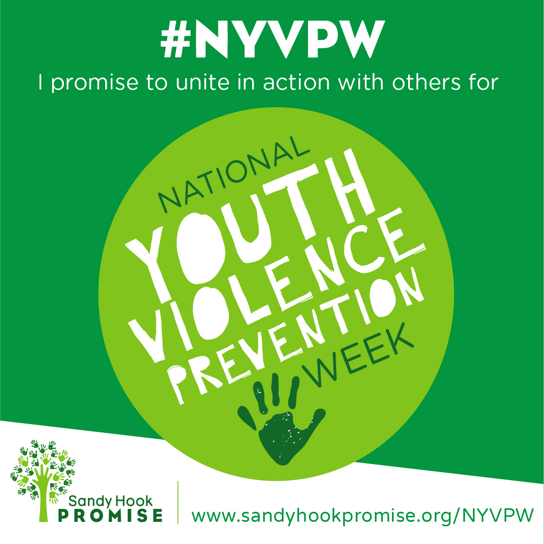 This National Youth Violence Prevention Week, take a stand against youth violence to build safer schools and create a culture change. #NYVPW #ProtectOurKids @sandyhook ow.ly/vNOX50NOecN