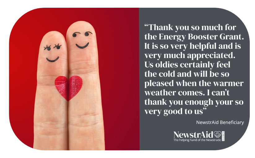 NewstrAid's tweet photo. Here is some lovely feedback from one of our beneficiaries in response to the surprise Winter Comfort Grant we distributed earlier this year. If you are struggling to cope and you have a newstrade connection, please contact us on 0800 917 8616 #HelpingHand https://t.co/EomWrVxPpJ
