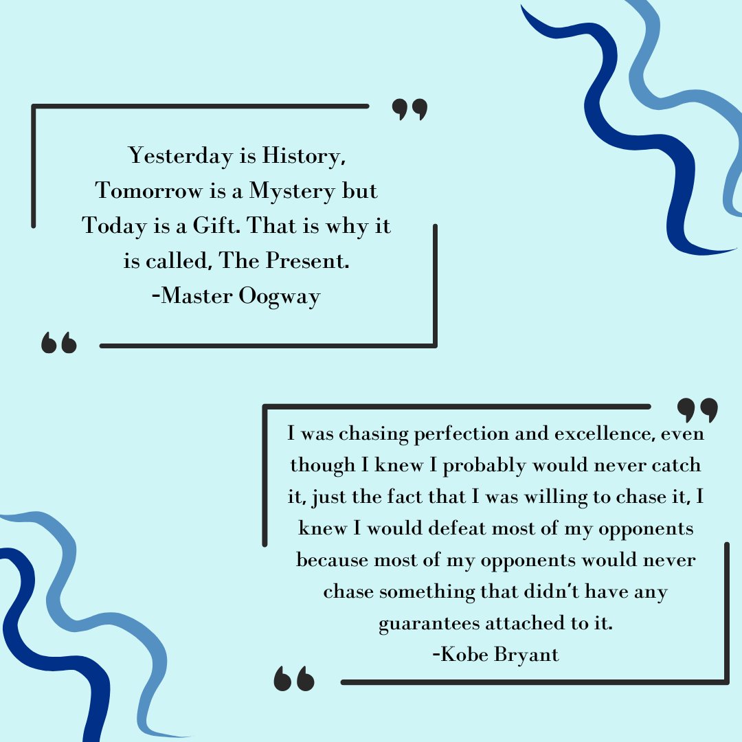 Happy Monday! Another day, another post of inspirational quotes from our work-study students, Marvin and Gaby!