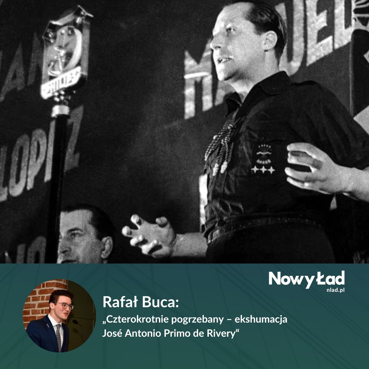 nowylad's tweet image. CZYTAJ- &amp;gt; nlad.pl/czterokrotnie-…
@Rafal_Buca 
🇪🇸 [...]chciał łączyć #socjalną wrażliwość społeczną z katolicyzmem oraz #hiszpańskim nacjonalizmem. Podkreślał, że chce, by „ci dla, których zabrakło chleba”, również mogli utożsamiać się z ojczyzną.
#PrimodeRivera #ekshumacja