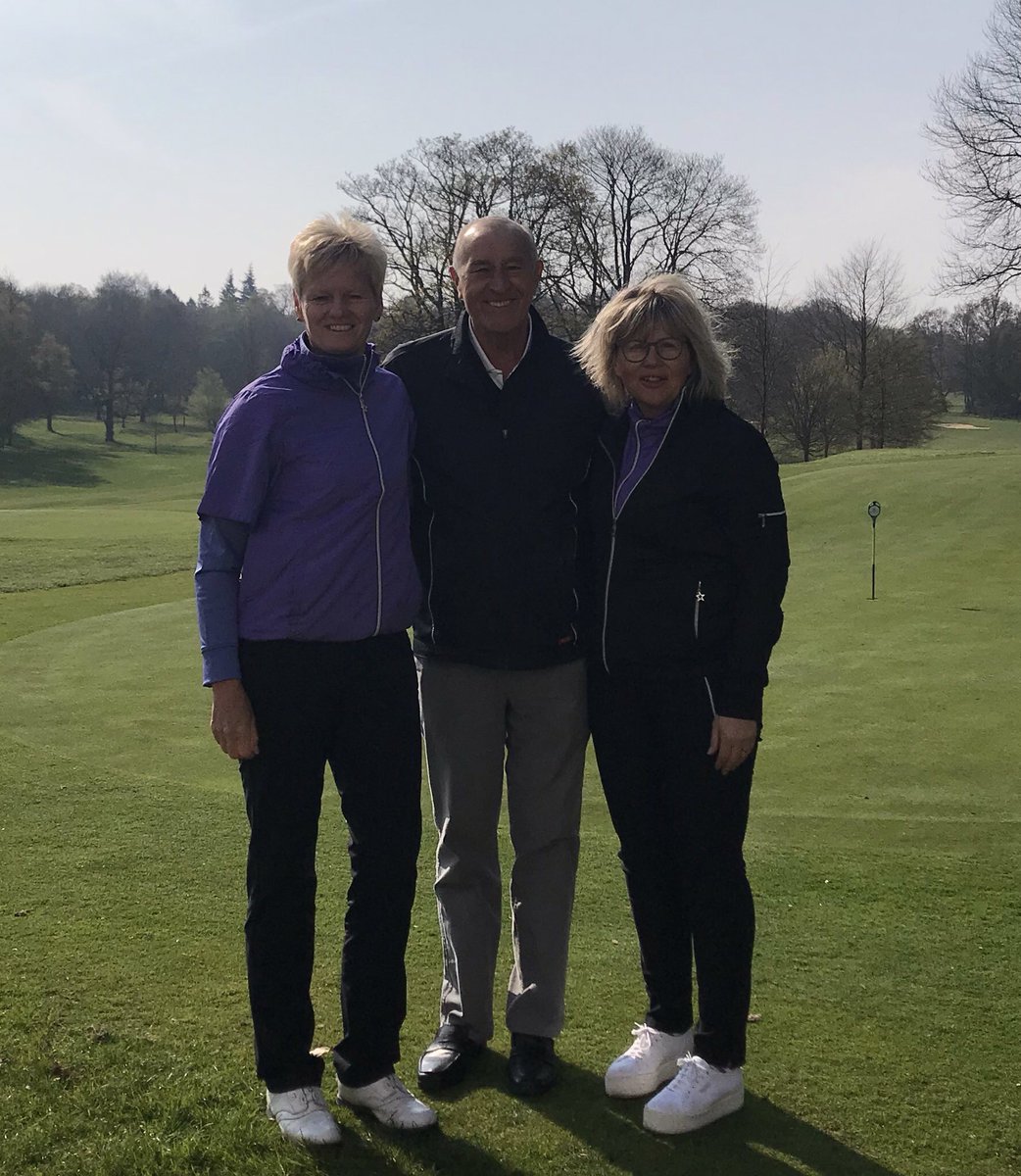 Remembering happy times on the golf course with our ambassador ⁦<a href="/tjohnsongolf/">Trish Johnson</a>⁩ and the ⁦<a href="/bbcstrictly/">BBC Strictly ✨</a>⁩ legend Les Goodman who passed away on Saturday. May he dance in peace.