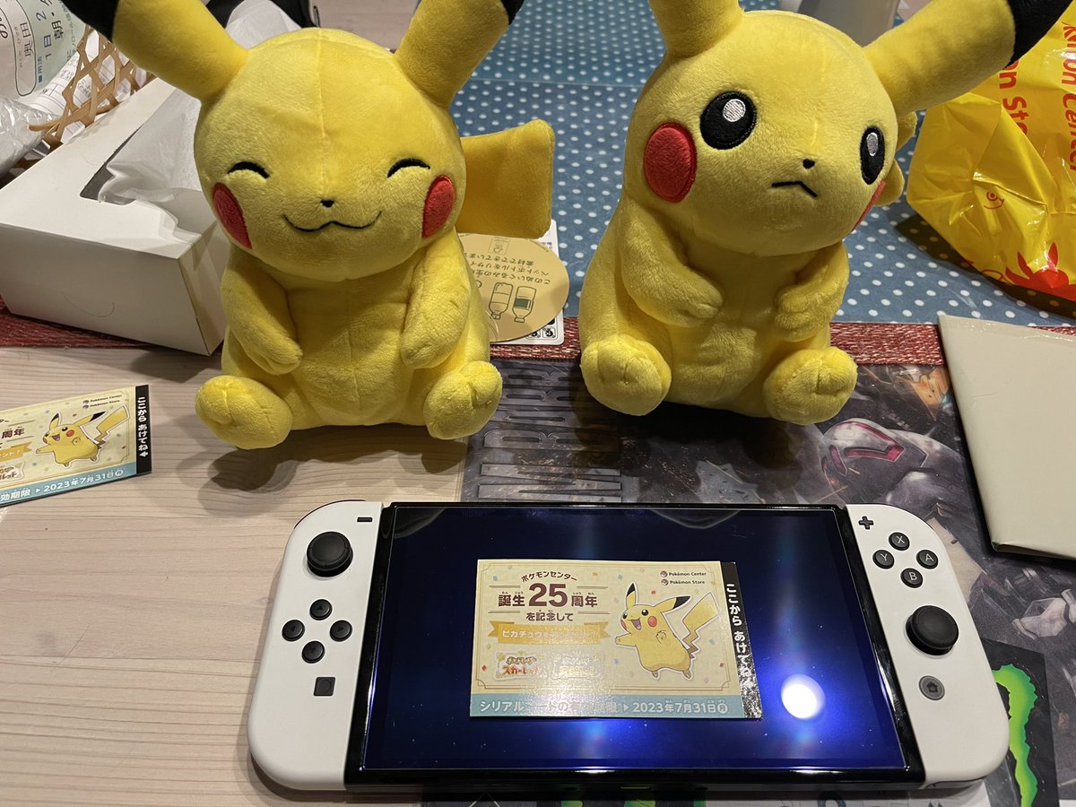 LEVO307LEGA's tweet photo. たまの平日休みだったのでポケモンセンター行ってきました！
ピカチュウのシリアルコードとピカチュウ買いに行ってきました笑笑
早く追加DLCもやりたい笑笑
#ポケモンセンター25h https://t.co/HWII0xWqgl