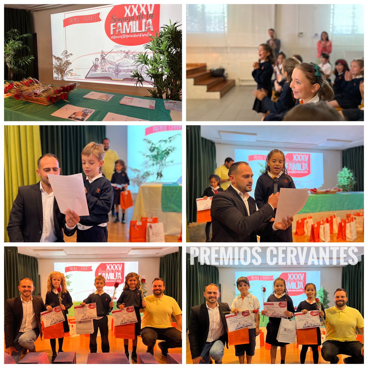 nazaretoporto's tweet photo. Celebración de la Estrella Literaria en la #XXVSemanaDeLaFamilia. Otorgamos los #PremiosCervantes y los #ShakespearePrize en Primaria. ¡Felicidades a todos por vuestra participación! https://t.co/HnZPxcm0bL