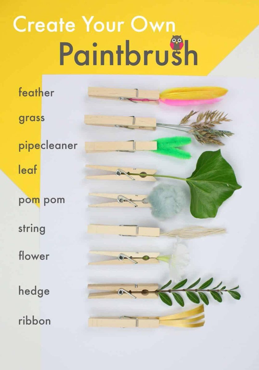 LaulauLearnUK's tweet photo. I just LOVE this idea that we can create our own paintbrush out of so many different materials. Get the children outside and get them to pick their own ‘paintbrush’ 🎨 #laulausongdrawingmethod #arteducation #musiceducation #learningthroughthearts https://t.co/1NTWWiiUnh