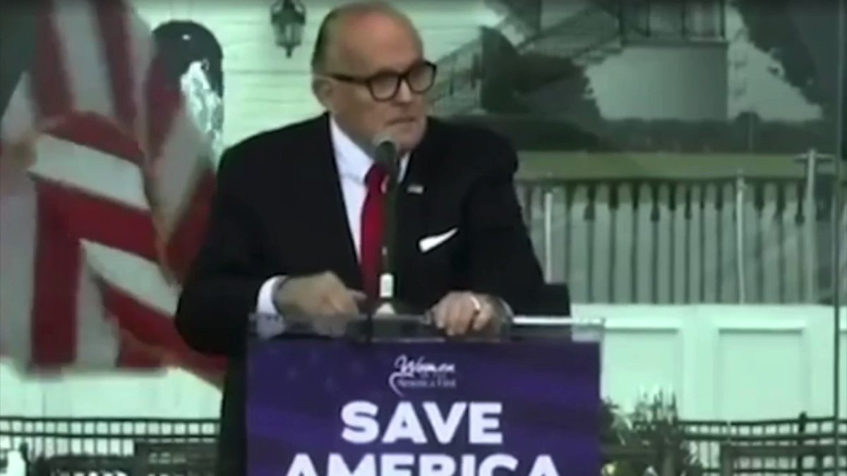 After watching 60 minutes, I have a question. Why is it that those who insist that Ray Epps must be an FBI informant just because he wasn't arrested after urging people to enter the Capitol, don't extend the same belief to Rudy Giuliani, who quite literally called for "trial by