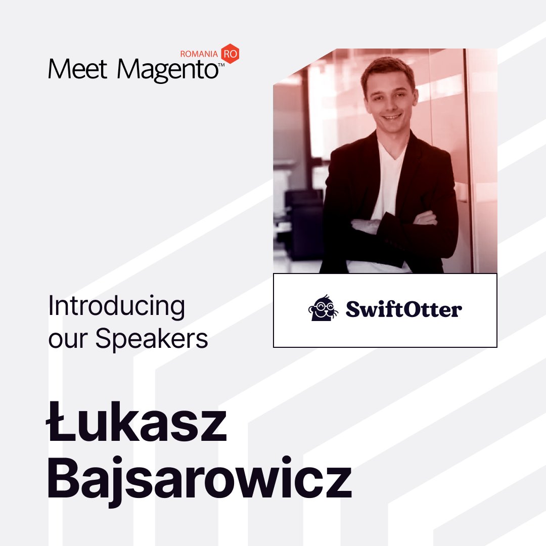 Give a round of applause to Łukasz Bajsarowicz from SwiftOtter who is going to be for the first time on the #mm23ro Stage! 👏

He will address a sensitive and quite often encountered topic nowadays: Depression in the remote time.

Book your seat👉bit.ly/MeetMagento202…