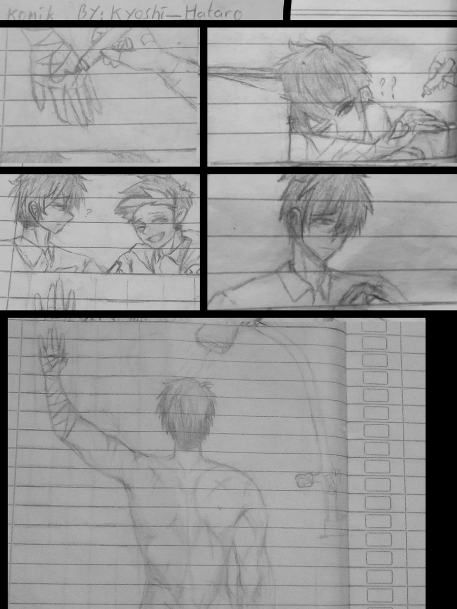 hilma_redcat's tweet photo. Sesekali bikin komik btw sorry yak lg gk bisa versi digital memori hp ku penuh
#budiboby #Troublemaker #troublemakerfanart #troublemakergame https://t.co/eIKkXDOwsF