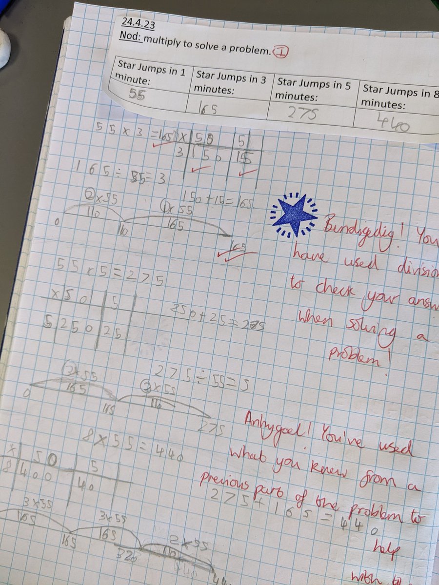 stdavidsrc2017's tweet photo. #sdpsy4 have been finding out if they can beat the #WorldRecord for the most star jumps in 1 minute!  We used multiplication to calculate and then division to check their own work! #ambitiouscapable #richtask https://t.co/hcBe5RFGa3