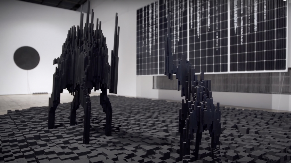 AlexeyMartins3's tweet photo. Black sun
2021
exhibition "living matter"
installation view at the the State Tretyakov Gallery https://t.co/sCt5MWYWkD