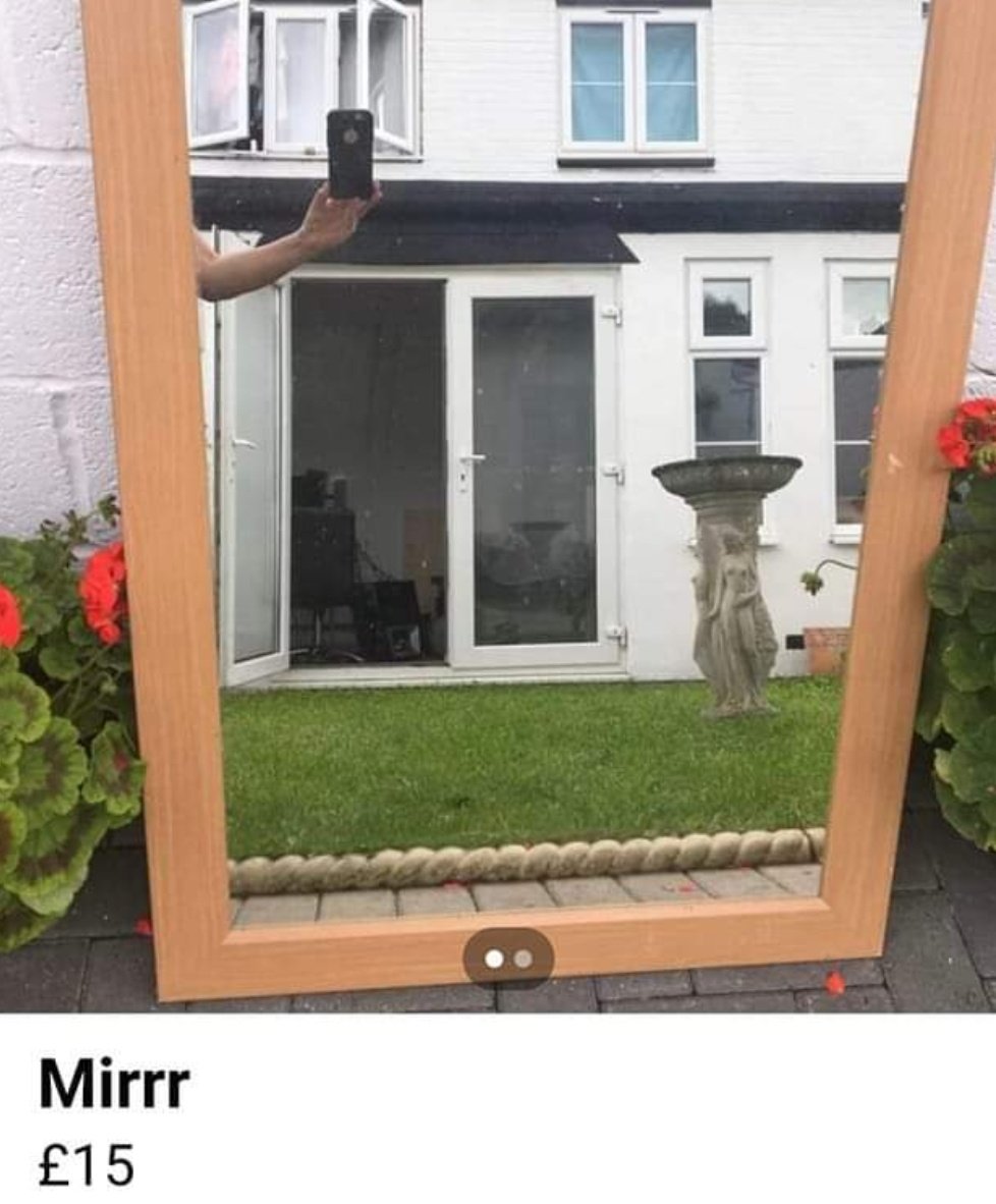 SellingCrazie's tweet photo. @SellingAMirror #Mirrr https://t.co/CsByu40S1b