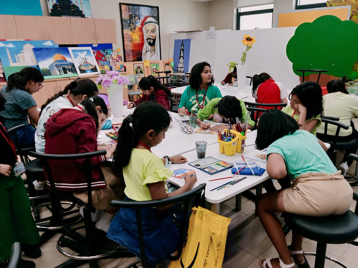 Artists from grade 3 4 &amp; 5  are presenting their creative Madhu Bani composition 
Gems New Millennium School, Al Khail

 <a href="/Fatima_Martin/">Fatima Martin</a> <a href="/ShettySampoorna/">Sampoorna Shetty</a>
<a href="/StellaLadislaus/">Stella Laus</a> <a href="/NmsPact/">NMS_PACT</a>  <a href="/Halz27444193/">Thanvi</a>